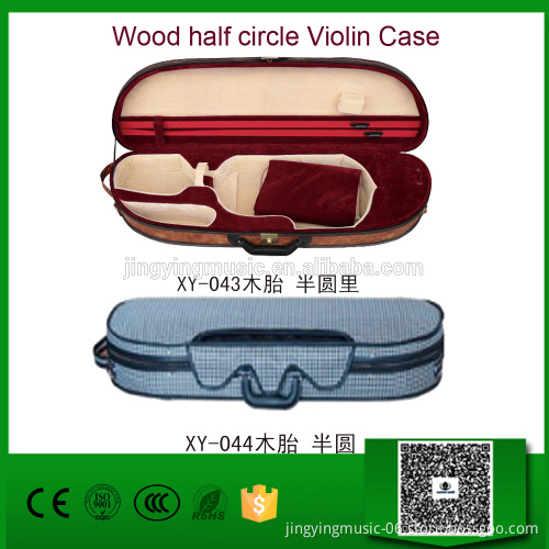 XY-043/XY-044 Wood half circle Violin Case